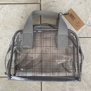 Steve Madden NWT Clear Cosmetic Case Bag